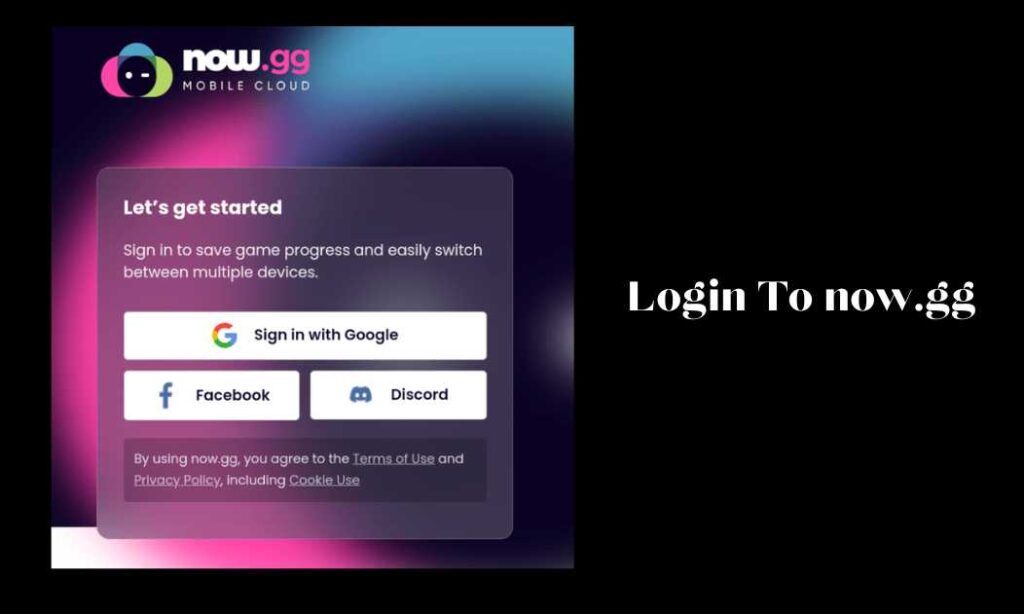 Login to now.gg